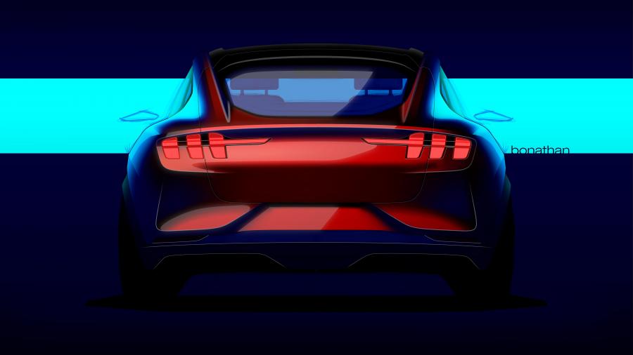 Эскиз Ford Mustang Mach-E 4 2020 года  (NA) (фото 38 из 72)